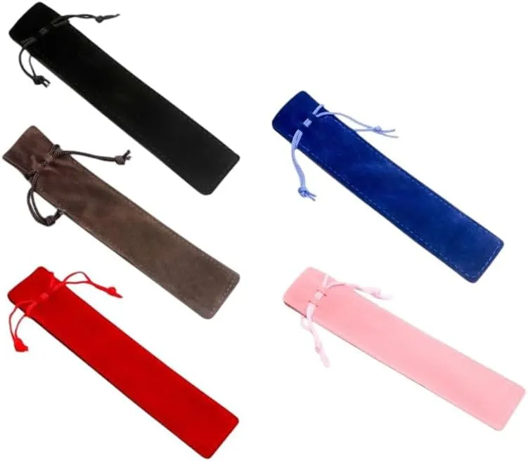 1 Piece Drawstring Pen Pouches Solid Color Single Ballpoint Bag Case Sleeve Holder Student Gifts Pencil Bags New 2025 High For Reliable Electronic Component, Precision, Stable Performance