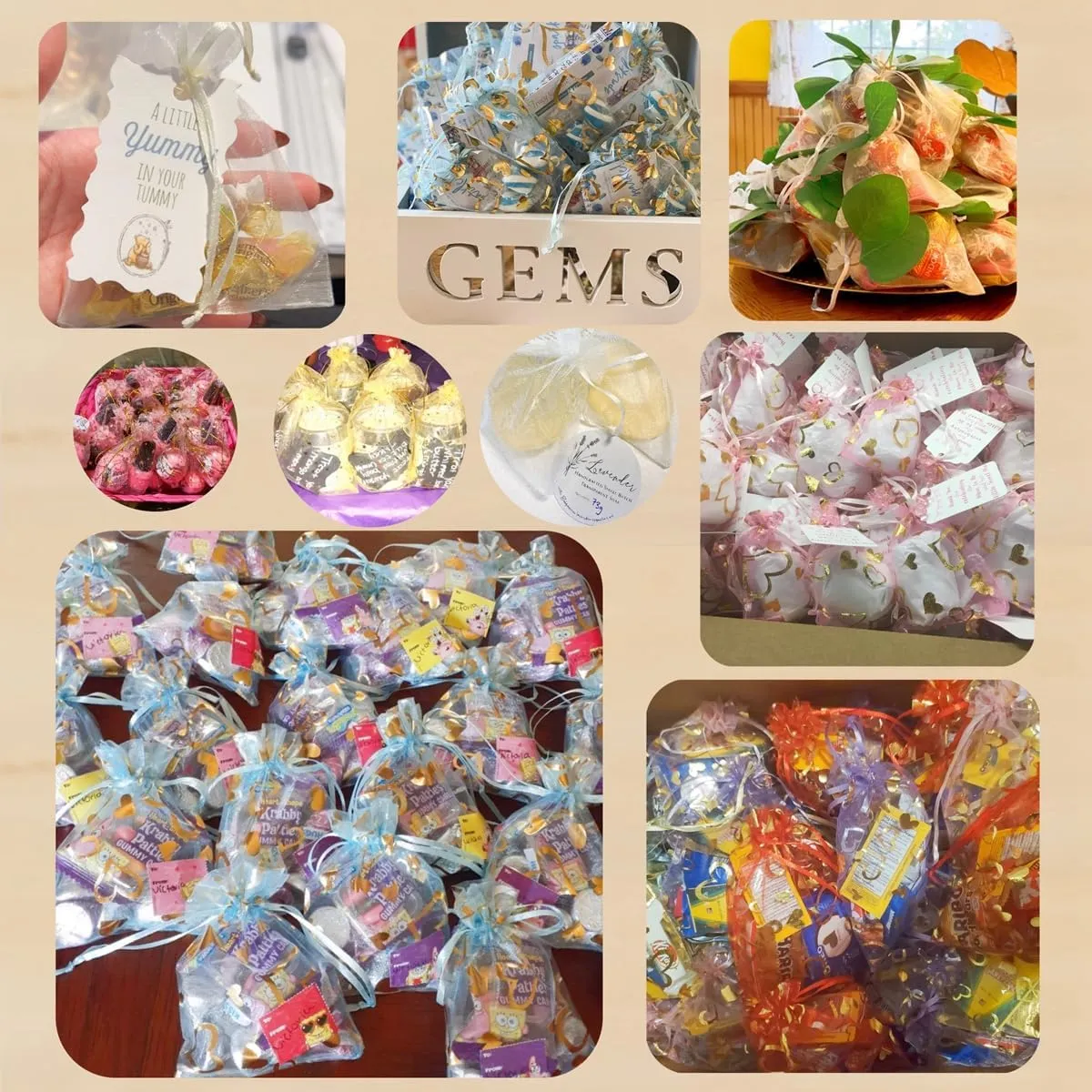 100 pcs 3.5 x 4.7 Inch Flower Heart Organza Jewelry Gift Pouch Candy Pouch Drawstring Wedding Favor Bags X92 (all white with white heart)