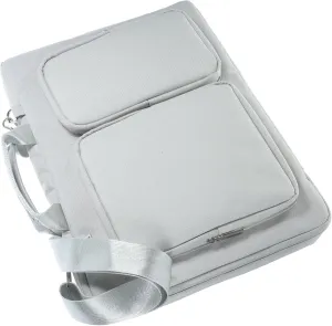 1Pc Laptop Carrying Bag Silver Crossbody Laptop Storage Pouch Stylish Scratch Business for Tablets Notebooks Lightweight Portable Design