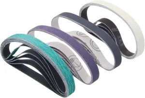 20 Pack 1/2" x 12" Replacement Sharpening Sanding Belts for Official Work Sharp Knife & Tool Sharpener (WSKTS & WSKTS-KT/Mk.1 & Mk.2) - 80/240/1000/5000 Grit,1/2x12 Inch Knife Sharpener Belts