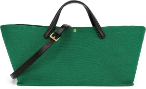 2Pcs Set, Large Leather/Canvas Tote Bag for Women, Casual Designer Detachable Crossbody Shoulder Bag,Top Handle Purse