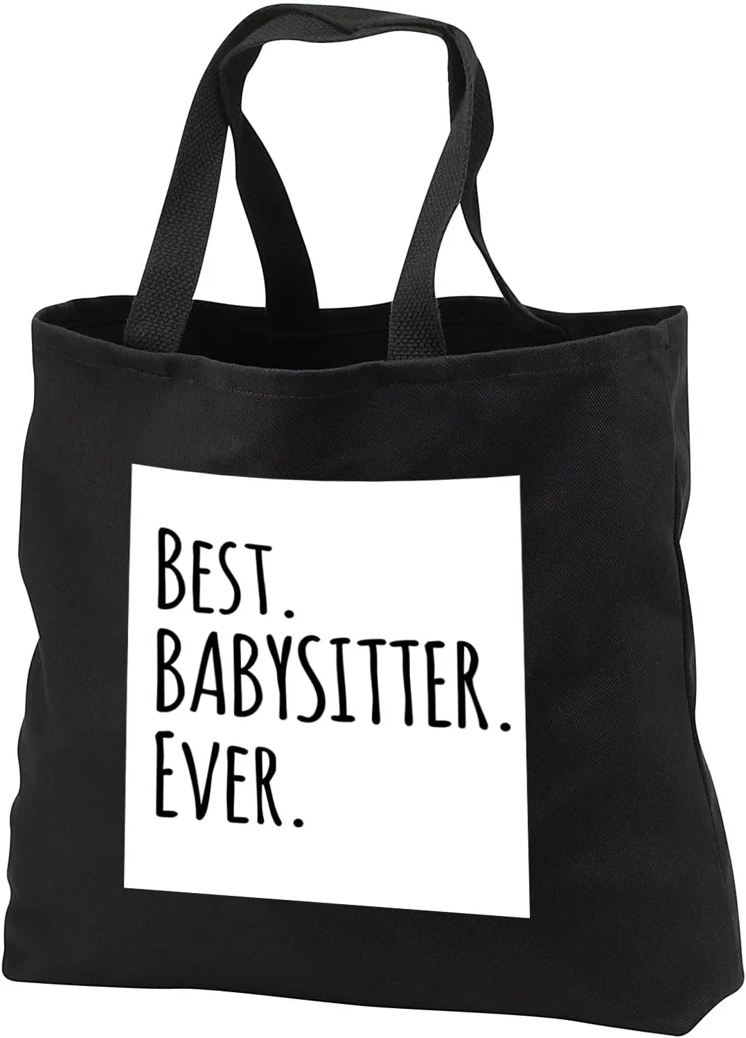 3dRose Best Babysitter Ever - Child-minder gifts - a way to say thank you for looking after the kids Tote Bag