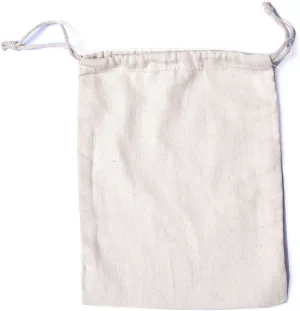 3"x5" Reusable Eco friendly 100% Cotton Double Drawstring string bag "premium quality" (Natural Color)-100 count pack