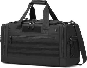 45L Large Duffle Bag for Men & Women, Tactical Military Duffle Bag for Travel Weekender, Gym Bag， Large Sports Bag for Hockey Football Baseball Soccer Basketball & Team training，black