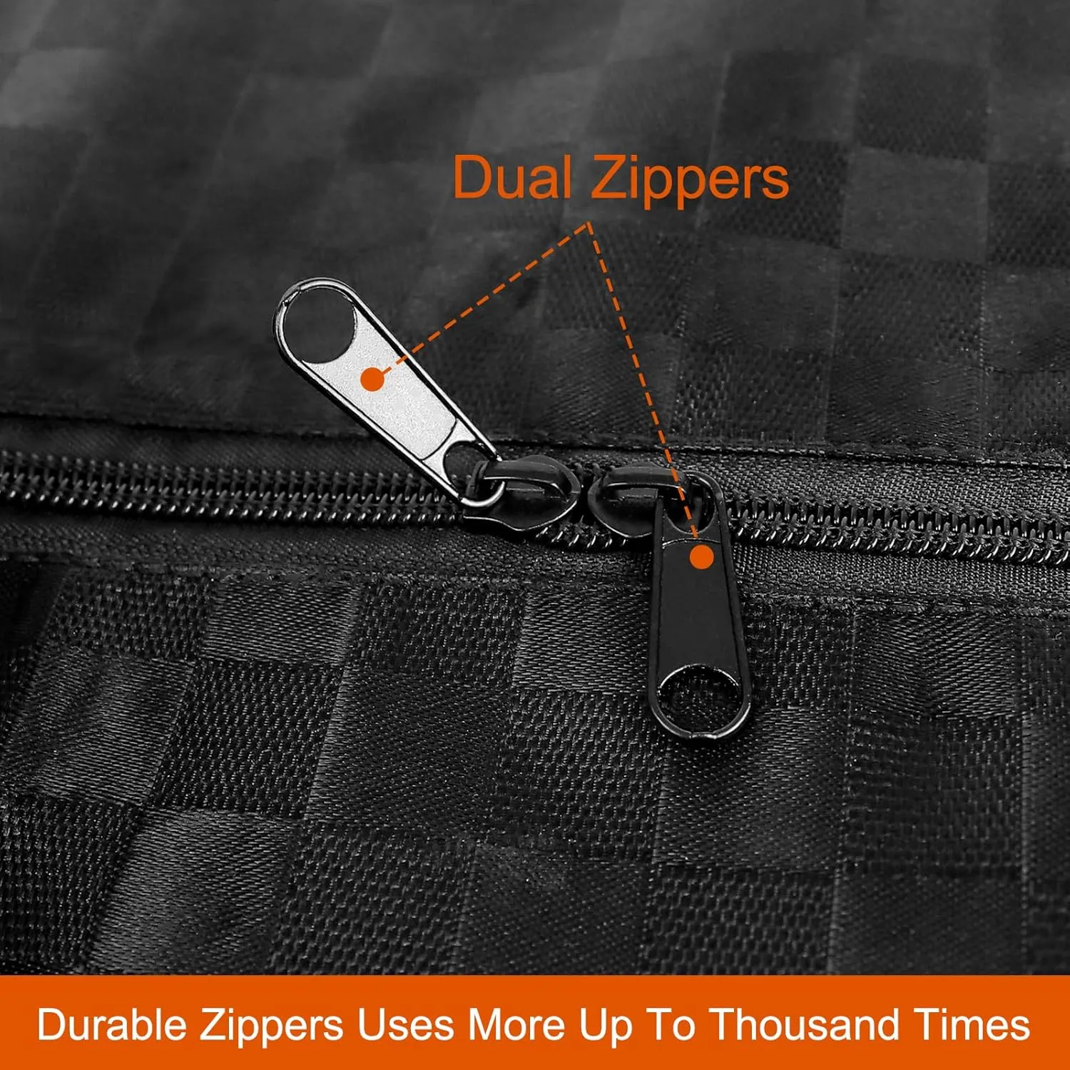 47 Inch Sports Duffle Bag - 195L Large Luffel Bag for Travel, Foldable Luggage Duffle Bag with Zippers for Men Women (Checkered Fabric)