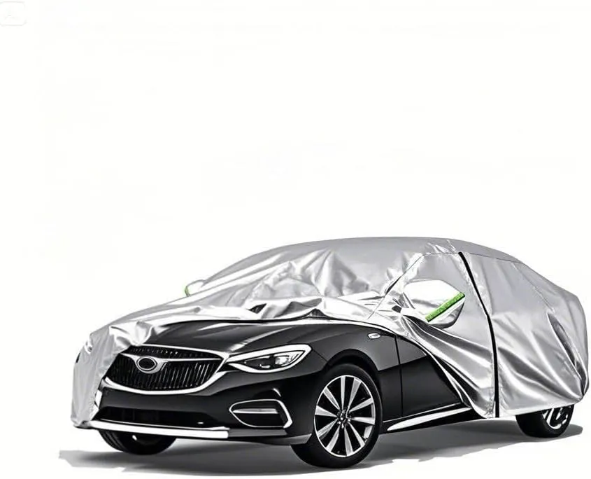 5-Layer All-Weather Waterproof Car Cover for Buick Park Avenue 4 Door.Full Car Cover Outdoor Waterproof Sun Rain Snow Hail Protection,with a Free Storage Bag. (1992-1996)