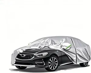 5-Layer All-Weather Waterproof Car Cover for Buick Park Avenue 4 Door.Full Car Cover Outdoor Waterproof Sun Rain Snow Hail Protection,with a Free Storage Bag. (1992-1996)