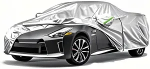5-Layer All-Weather Waterproof Light-Weight Car Cover for Toyota MR2.Full Car Cover Outdoor Waterproof Sun Rain Snow Hail Protection,with a Free Storage Bag (Silver MR2 1992-1995)