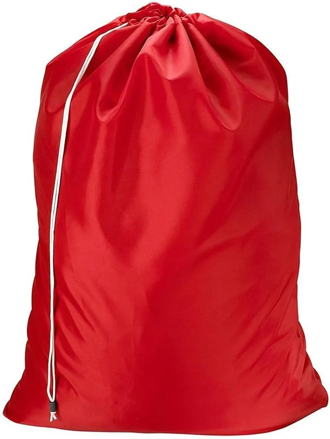 6 Heavy Duty Laundry Nylon Duffle Durable Wash Dirty Clothe Hamper Reusable Tote