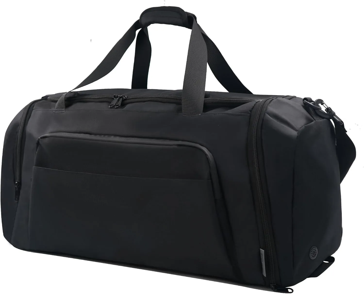 65L Premium Travel Duffel Bag - Waterproof Carry On Luggage with Shoe Compartment & Trolley Sleeve - Stylish Gym Bag and Overnight Weekender