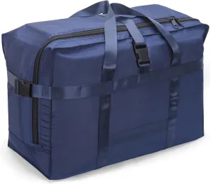 80L Foldable Travel Duffle Bag for Men and Women - Large Collapsible Duffel Bag - Waterproof Overnight Weekender Bag for Travel, Moving