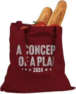 A Concept of a Plan Election 2024 Cotton Canvas Tote Bag