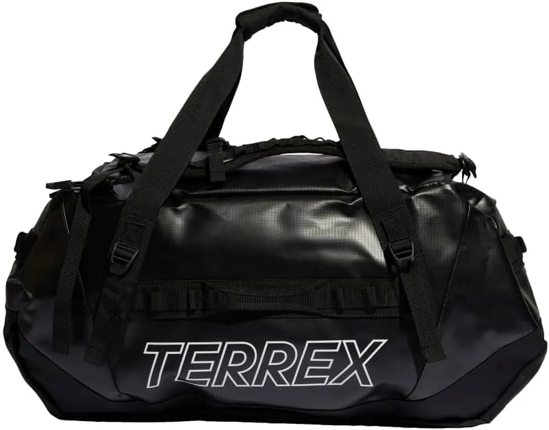 adidas Terrex Rain.RDY Expedition Large Duffel Bag, Black/White