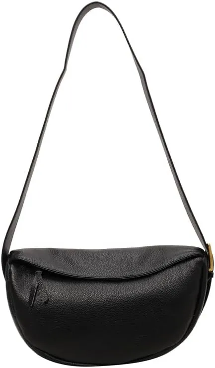 Adjustable shoulder large good soft leather ladies handbags simple underarm Purses