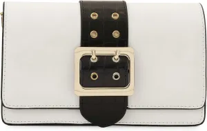 Adrianne Women's Metal Buckle Shoulder Bag with Adjustable and Removable Shoulder Strap