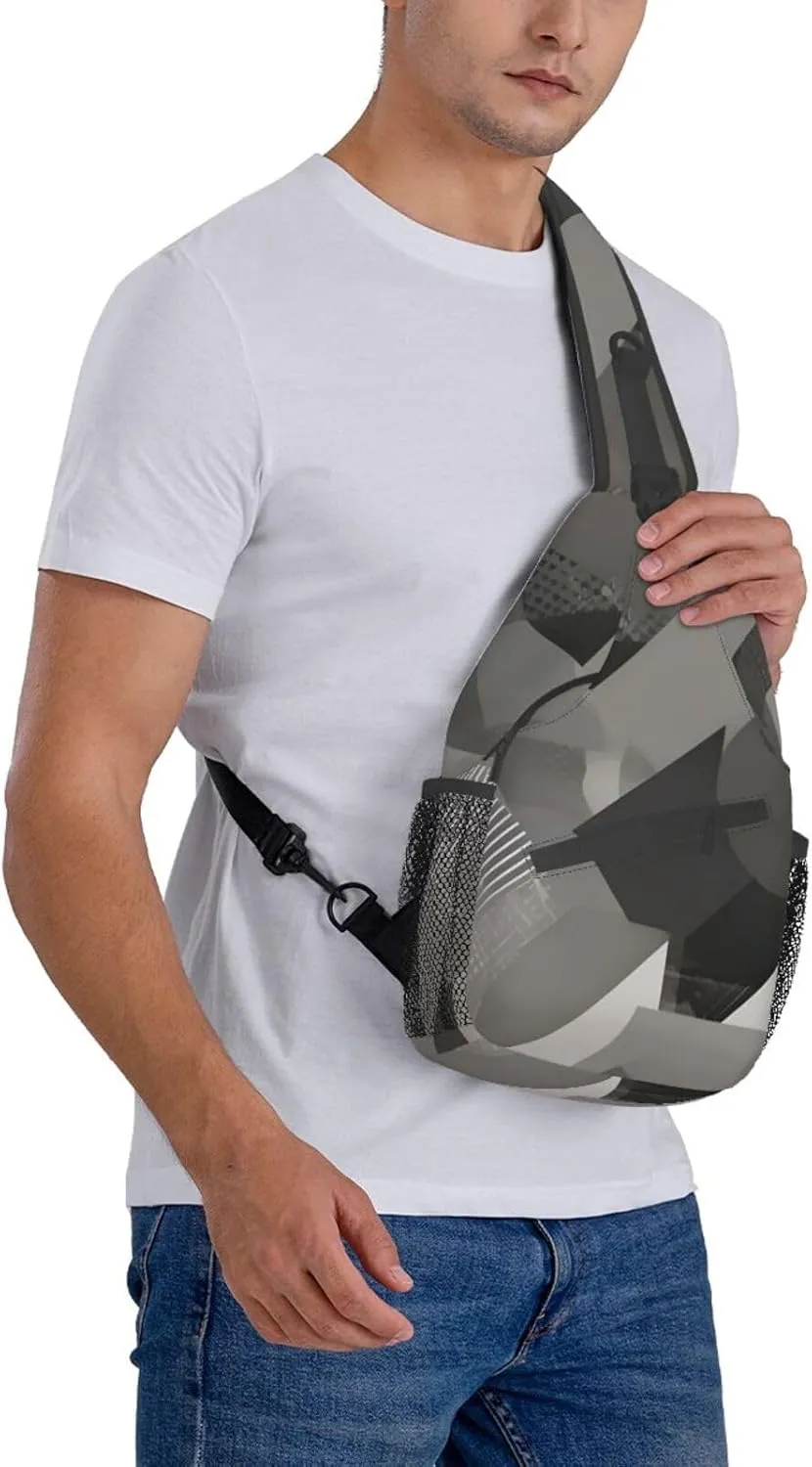 Aircraft Crossbody Bag Chest Shoulder Bag Small Casual Backpack Suitable For Women Men Hiking