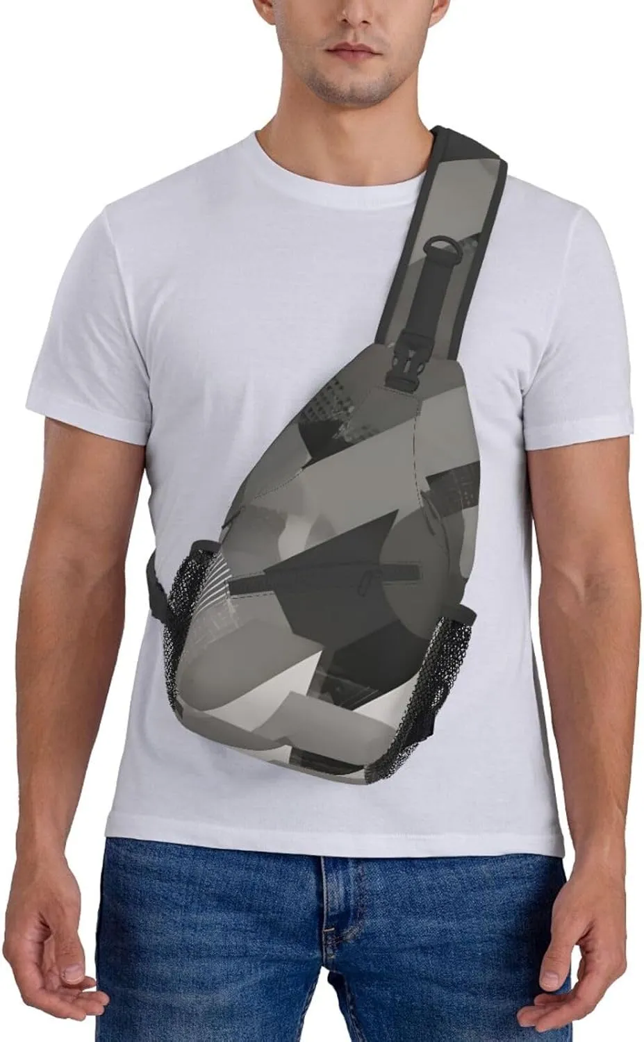 Aircraft Crossbody Bag Chest Shoulder Bag Small Casual Backpack Suitable For Women Men Hiking