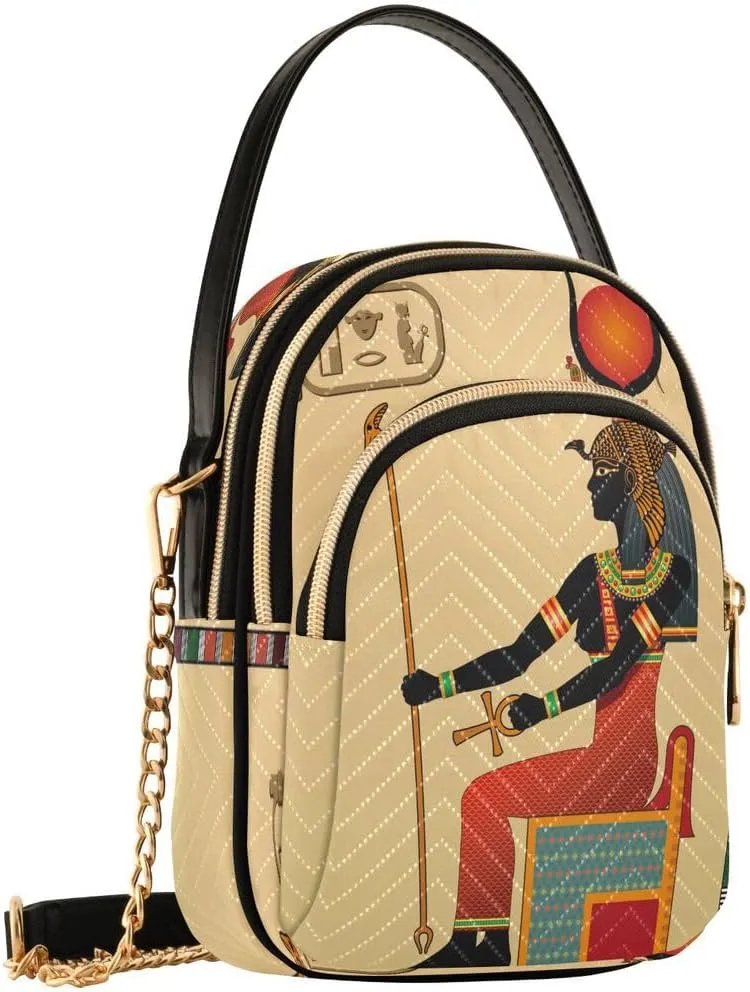 ALAZA Crossbody Bag Small Shoulder Handbags Leather Purse for Women