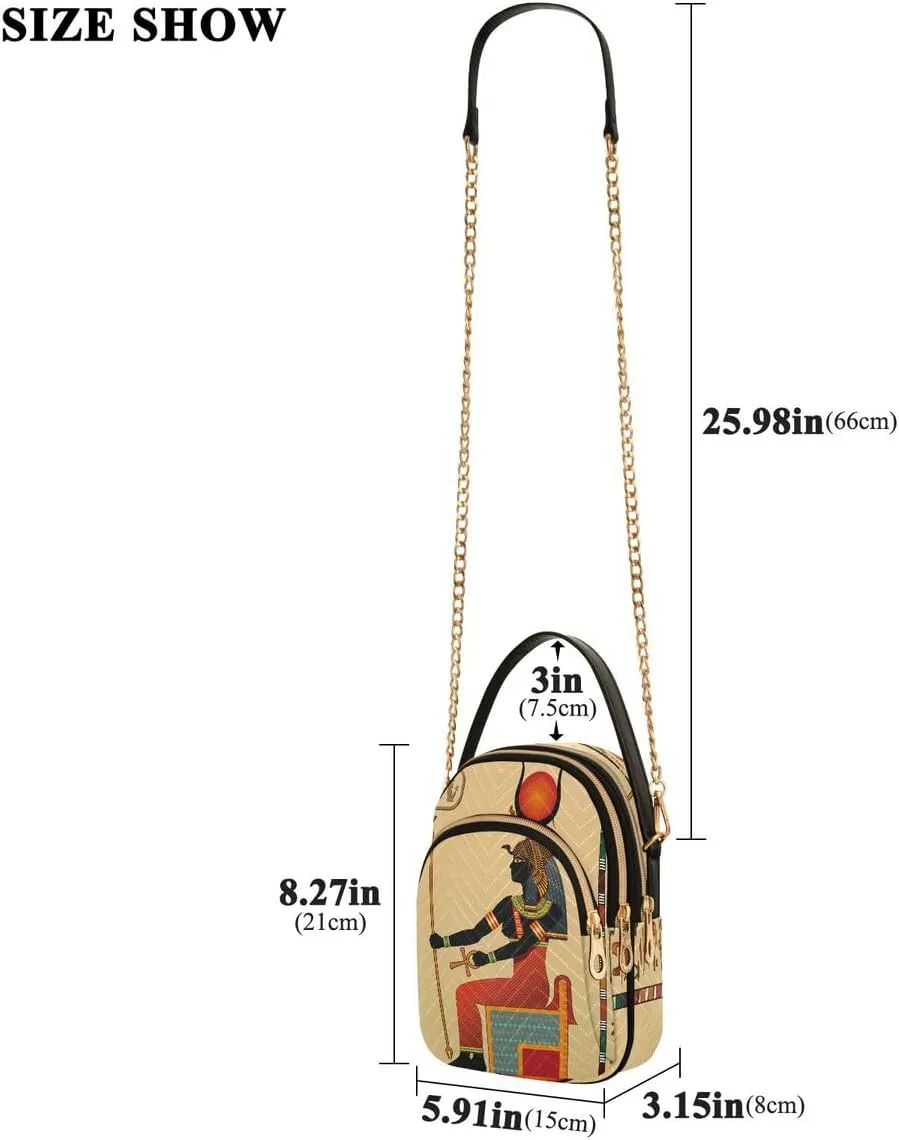 ALAZA Crossbody Bag Small Shoulder Handbags Leather Purse for Women
