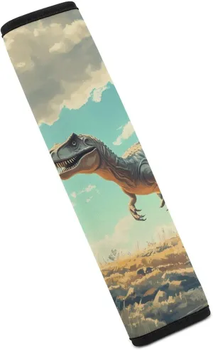 Allosaurus Dinosaur Fashion Car Seat Belt Cover Pad for Shoulder Bag Camera Soft Comfort Accessories 1PCS