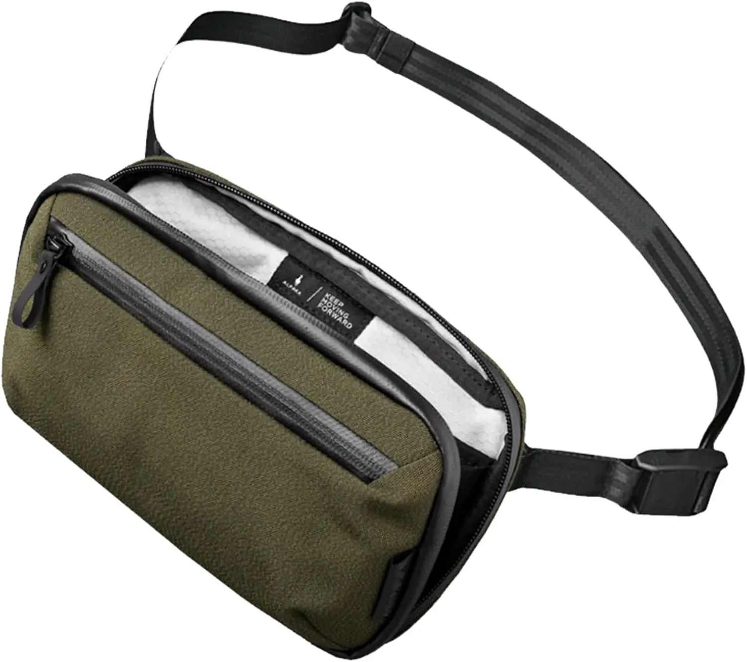 ALPAKA Elements Tech Case Mini - Small Travel Organiser,Waterproof Electronics Pouch with EDC, Weatherproof Zippers,Adjustable & Detachable Strap for Men Crossbody & Hand Bag