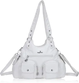 Angel Kiss Handbags for Women Large Hobo Bag Soft PU Leather Shoulder Bag for Women