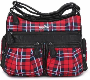 Angelkiss Crossbody Bags for Women, Ladies Shoulder Handbags and Purses Medium Faux Leather Pocketbooks