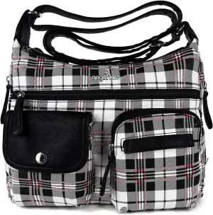 Angelkiss Crossbody Bags for Women, Ladies Shoulder Handbags and Purses Medium Faux Leather Pocketbooks