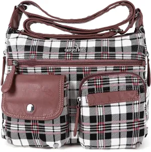Angelkiss Crossbody Bags for Women, Ladies Shoulder Handbags and Purses Medium Faux Leather Pocketbooks