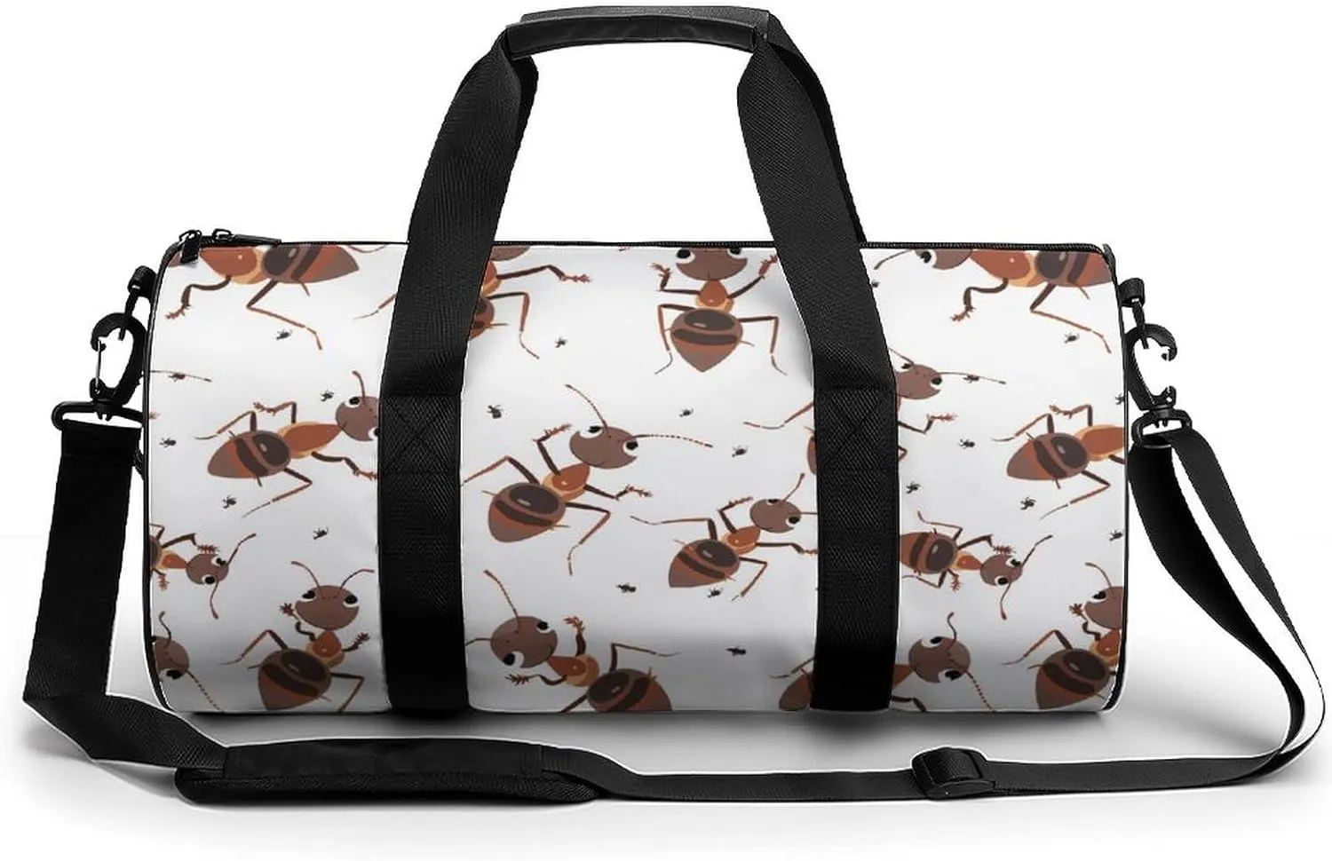 Animal Ants Gym Sport Bag Travel Duffle Backpack Weekender Overnight with Shoes Compartment for Women Men