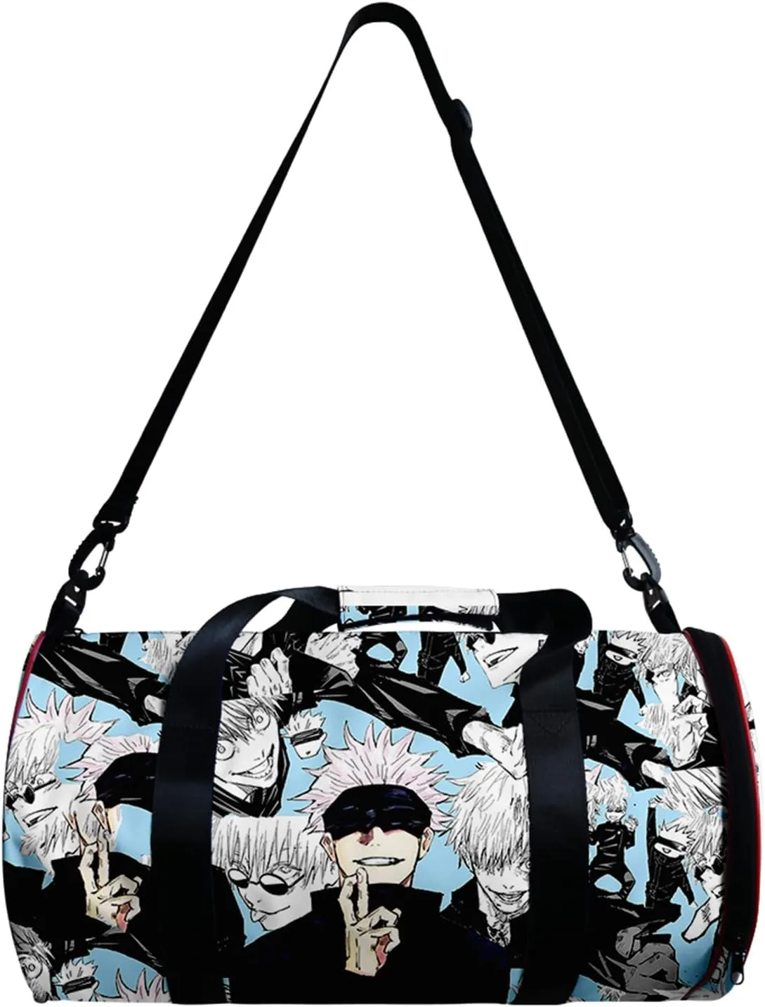 Anime Jujutsu Kaisen Gym Bag Manga Cosplay Sport Duffel Bag With Shoe Compartment(Gojo Multi) One size