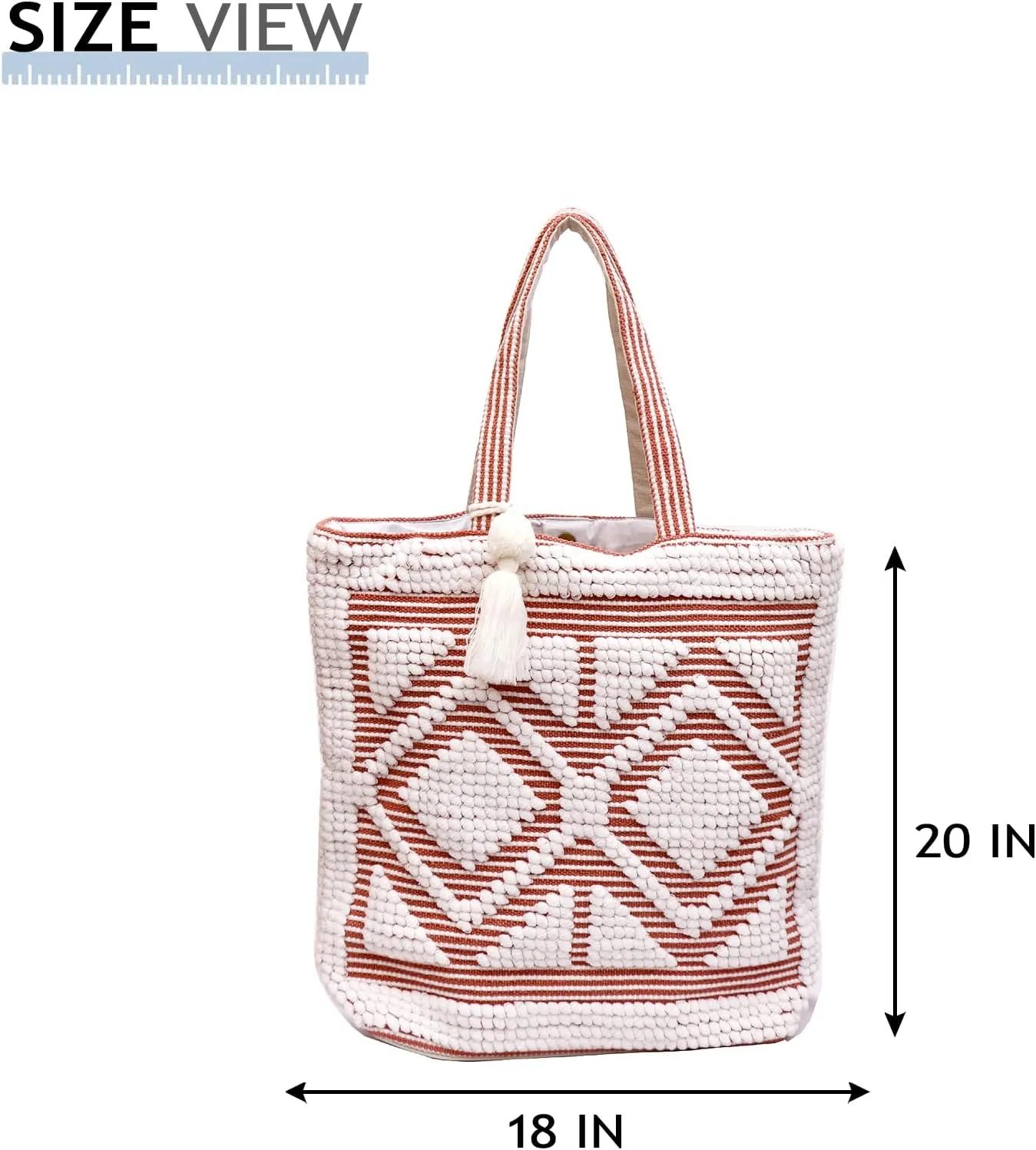 ANKIT INTERNATIONAL Recycled Cotton Handloom Bag for Women, Cotton Fabric Tote Handbag - Handmade Boho Hippie Style tote Bag