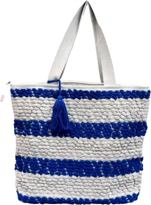 ANKIT INTERNATIONAL Recycled Cotton Handloom Bag for Women, Cotton Fabric Tote Handbag - Handmade Boho Hippie Style tote Bag