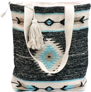 ANKIT INTERNATIONAL Recycled Cotton Handloom Bag for Women, Cotton Fabric Tote Handbag - Handmade Boho Hippie Style tote Bag