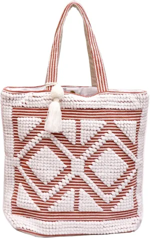 ANKIT INTERNATIONAL Recycled Cotton Handloom Bag for Women, Cotton Fabric Tote Handbag - Handmade Boho Hippie Style tote Bag