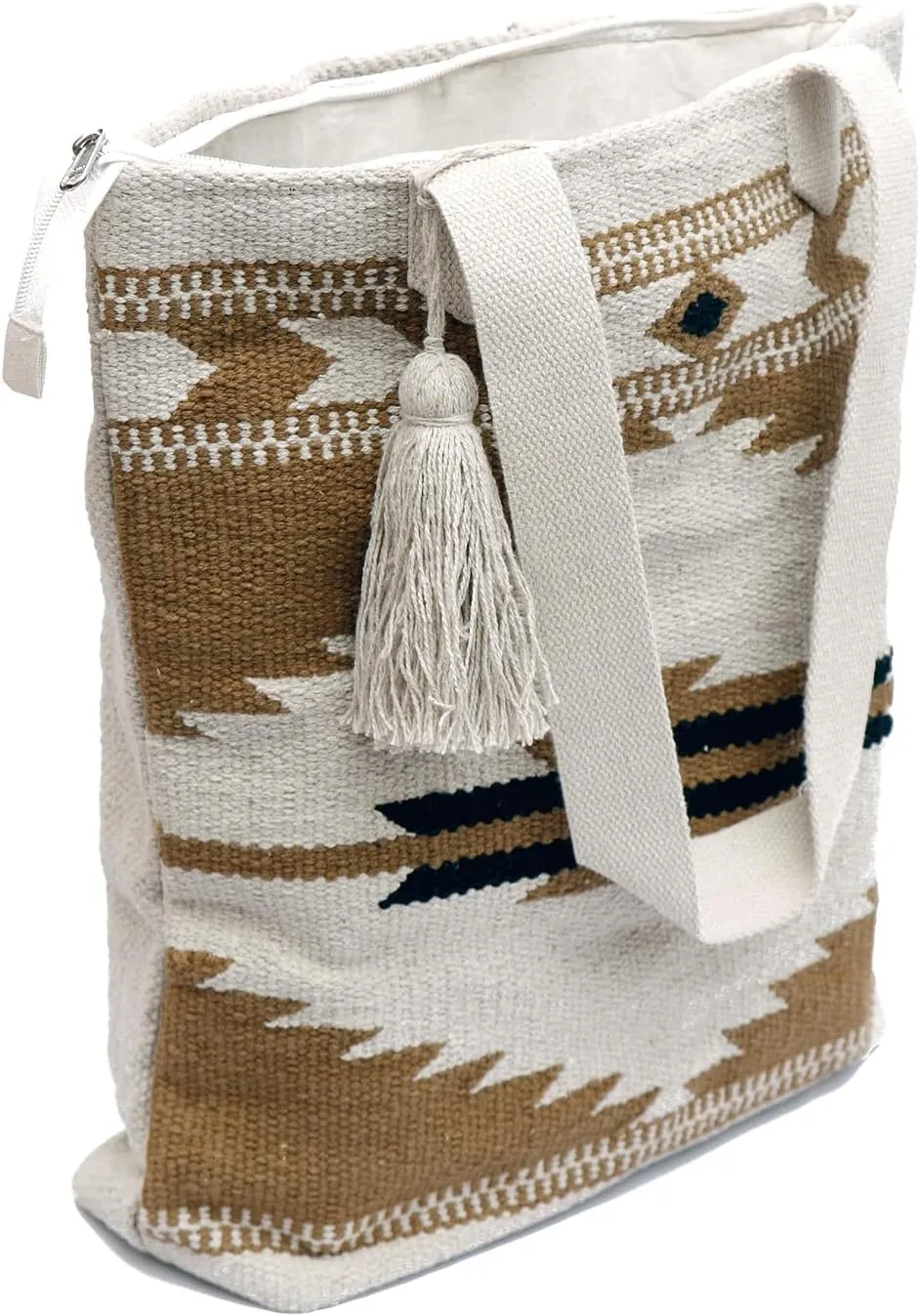 ANKIT INTERNATIONAL Recycled Cotton Handloom Bag for Women, Cotton Fabric Tote Handbag - Handmade Boho Hippie Style tote Bag