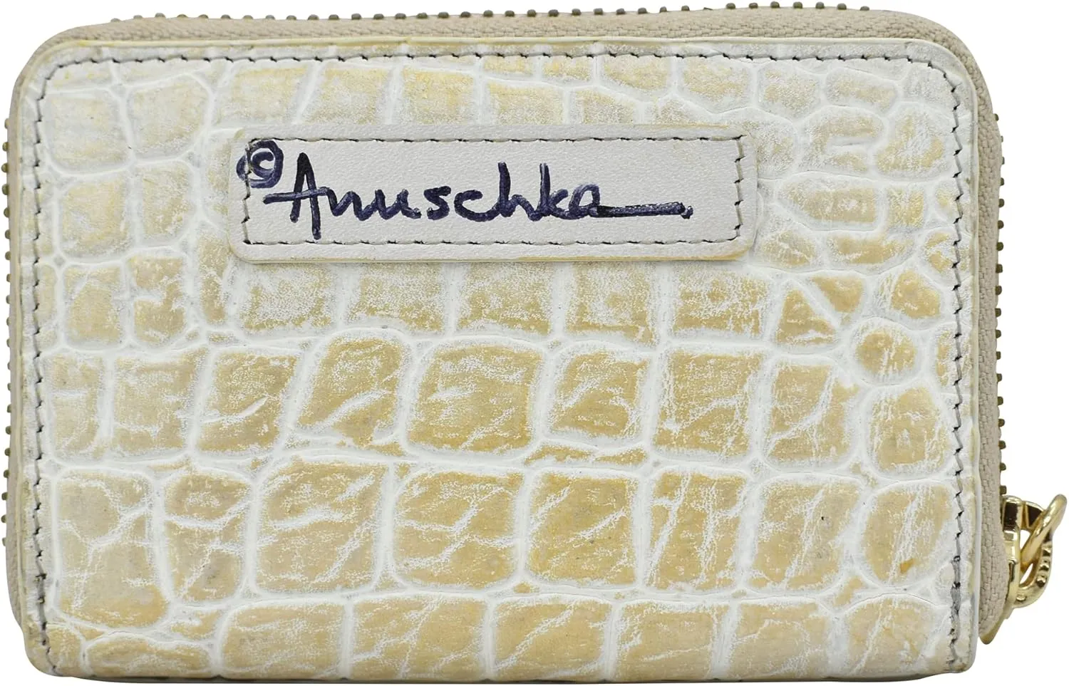 Anuschka Women’s Original Hand-Painted Genuine Leather Accordion Style Credit and Business Card Holder