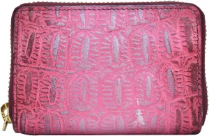 Anuschka Women’s Original Hand-Painted Genuine Leather Accordion Style Credit and Business Card Holder