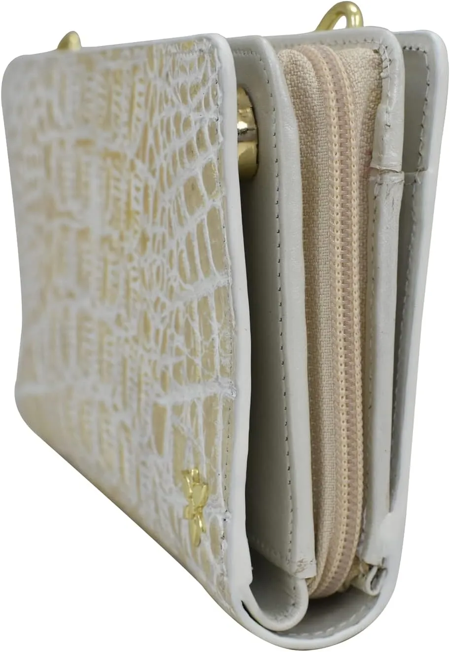 Anuschka Women's Original Hand-Painted Leather RFID Blocking Organizer Wallet