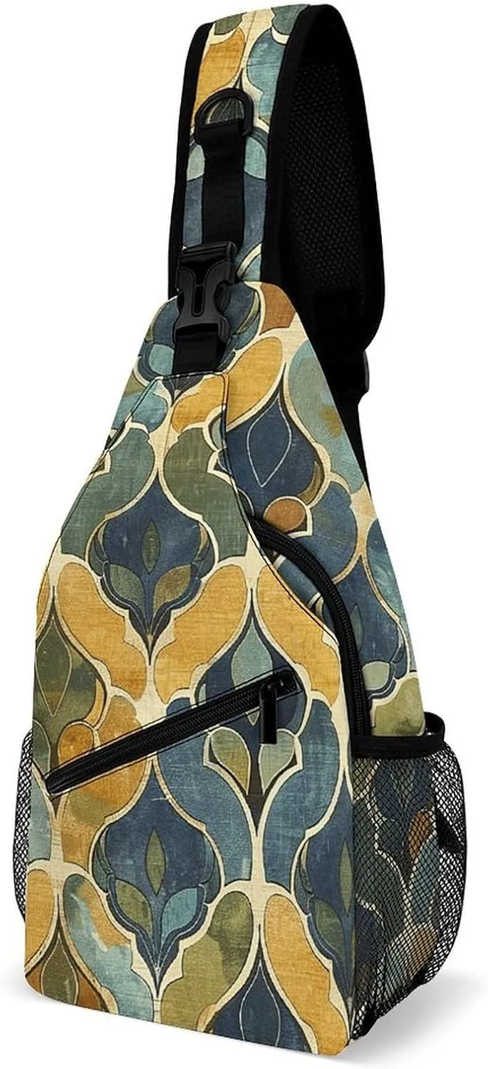 Arious Heart Shapes Crossbody Bag, Sling Bag, Sling Backpack, Belt Bags for Travel Outdoors Hiking