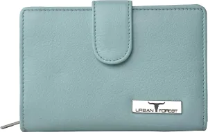 Arya RFID Blocking Leather Wallet For Women, Pastel Blue, wallet, Pastel Blue, wallet, Pastel Blue, wallet