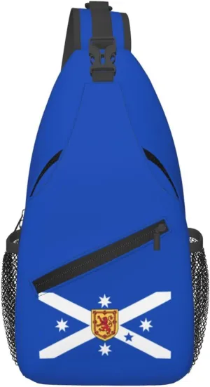 Australian Scottish Heritage Flag Crossbody Bags For Women Men Chest Backpack Gym Shoulder Bag Travel Outdoor Sports Casual Crossbody Bags