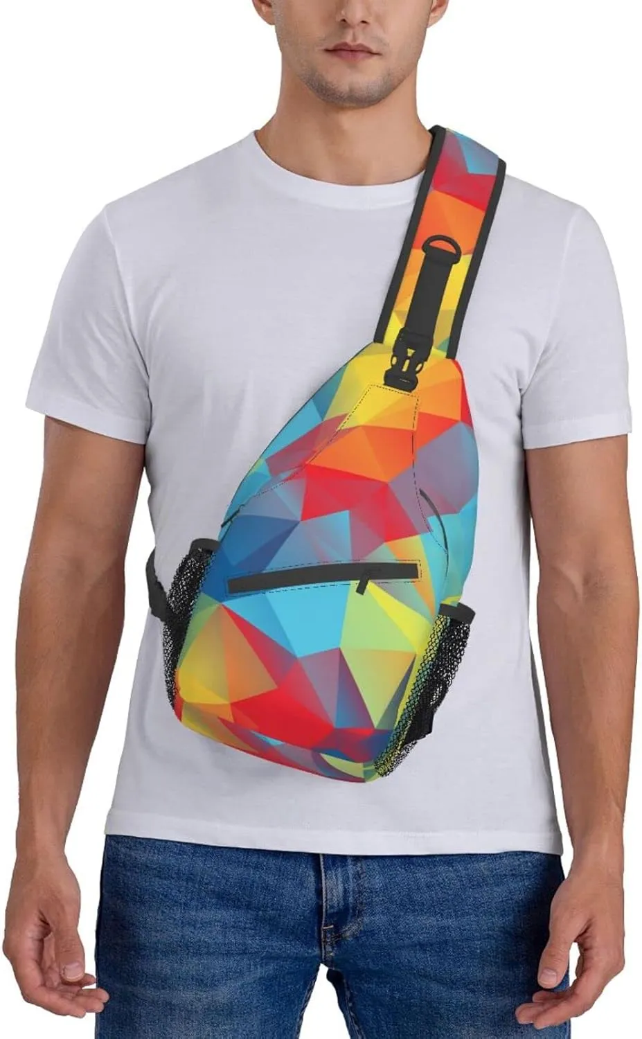 Autism Sling Bag for Women Men Autism Awareness Crossbody Sling Backpack Shoulder Chest Bag for Travel Hiking
