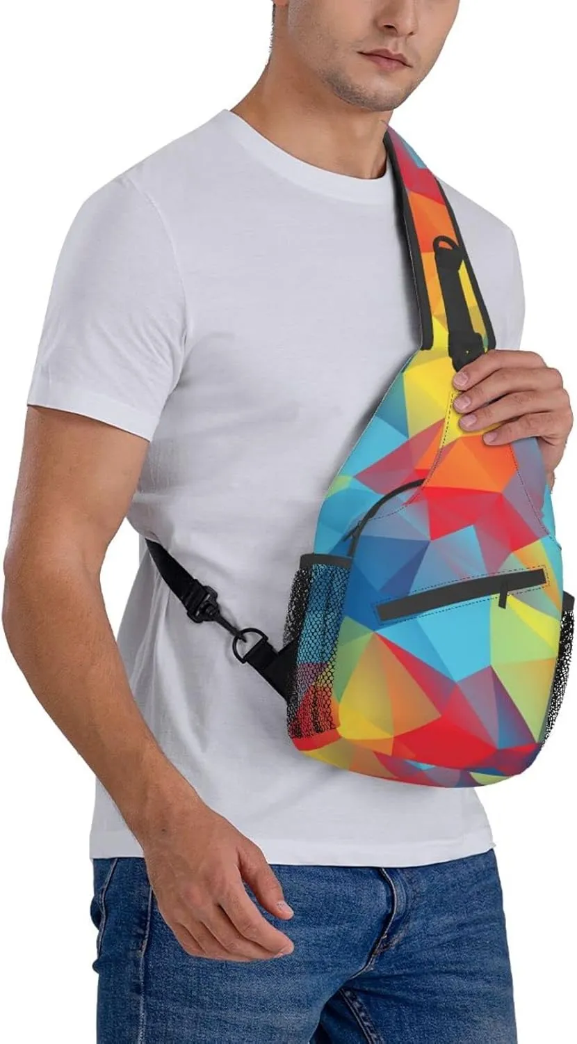 Autism Sling Bag for Women Men Autism Awareness Crossbody Sling Backpack Shoulder Chest Bag for Travel Hiking