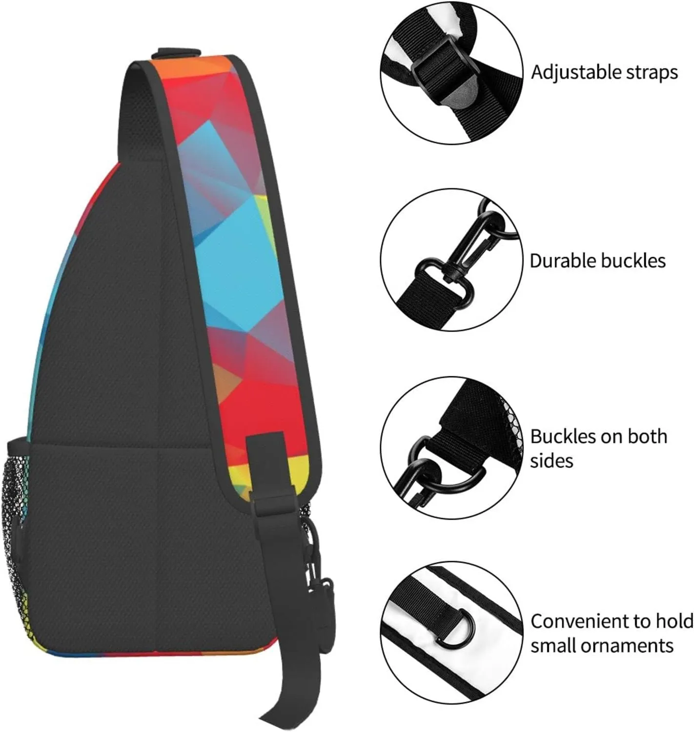 Autism Sling Bag for Women Men Autism Awareness Crossbody Sling Backpack Shoulder Chest Bag for Travel Hiking