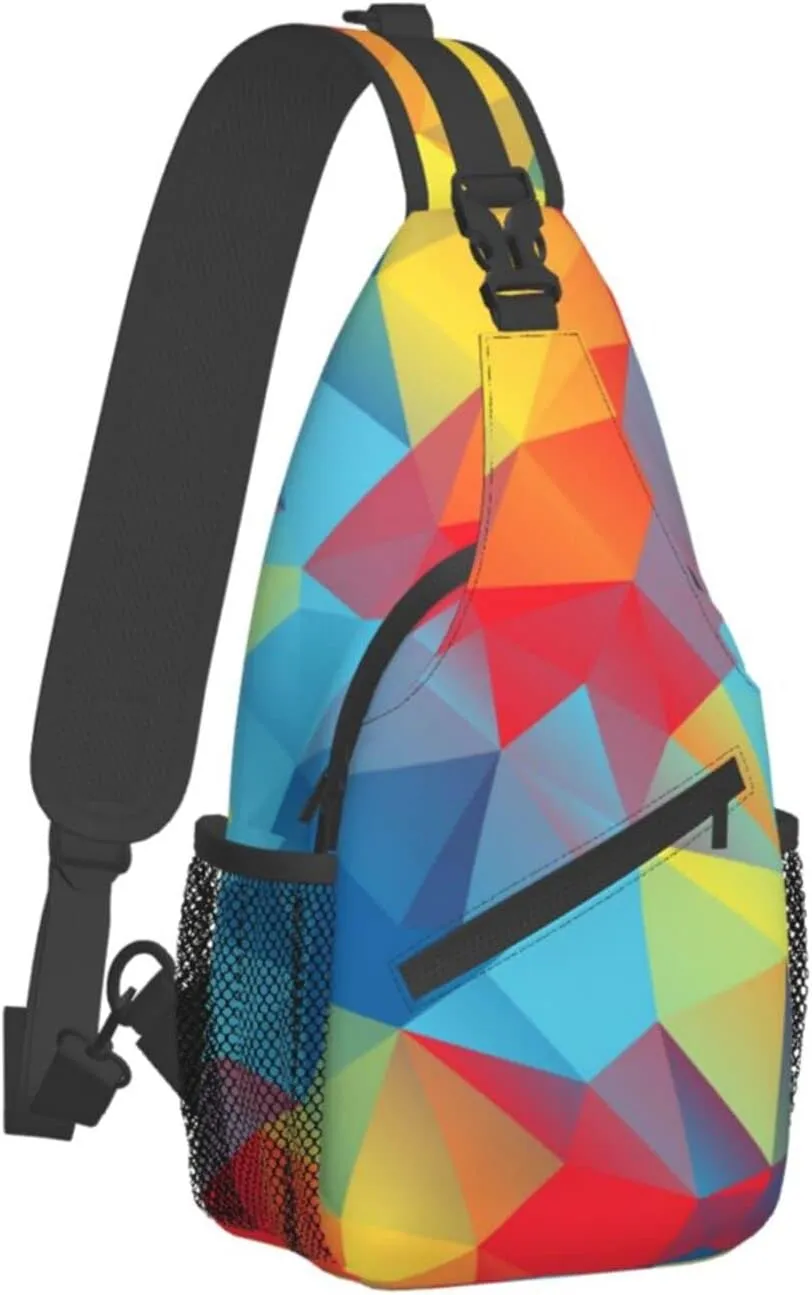 Autism Sling Bag for Women Men Autism Awareness Crossbody Sling Backpack Shoulder Chest Bag for Travel Hiking