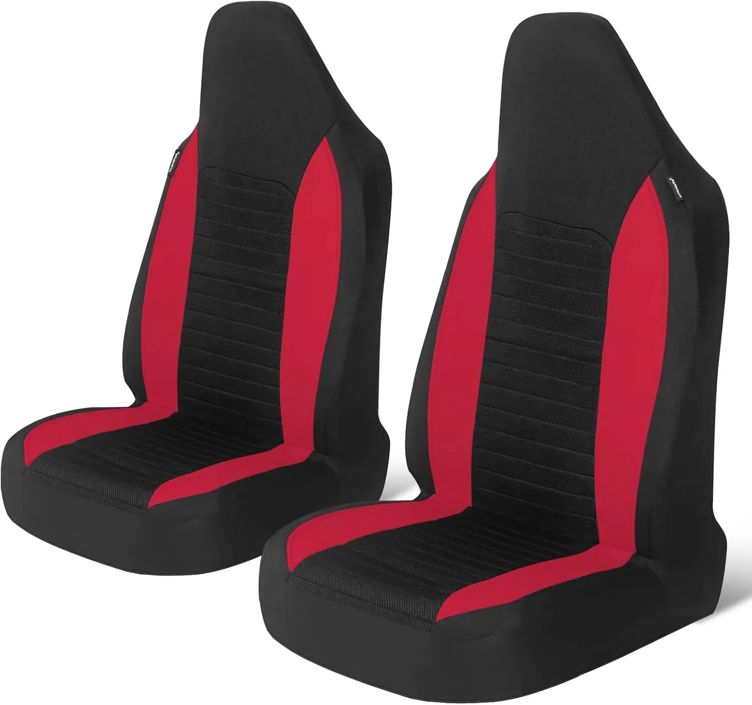 AUTOYOUTH Car Seat Covers - Achieve The Perfect Combination of Style and Protection with Universal Fit for Sedan, Truck, SUV - Black Red