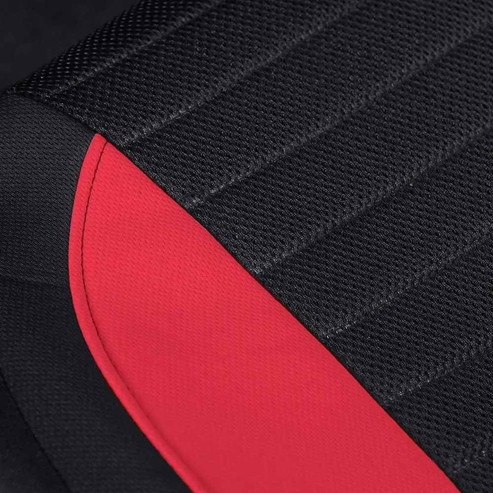 AUTOYOUTH Car Seat Covers - Achieve The Perfect Combination of Style and Protection with Universal Fit for Sedan, Truck, SUV - Black Red
