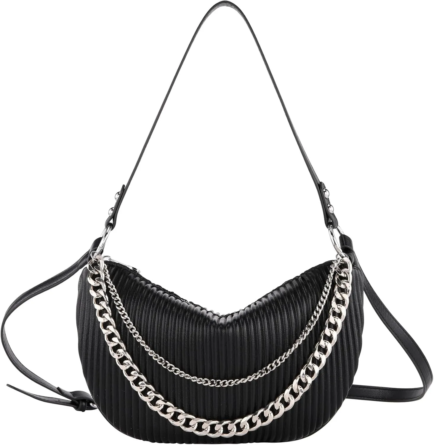 Ayliss Women Tote Shoulder Handbag Purse Clutch PU Leather Fashion Classic Hobo Crossbody Bag with Zipper