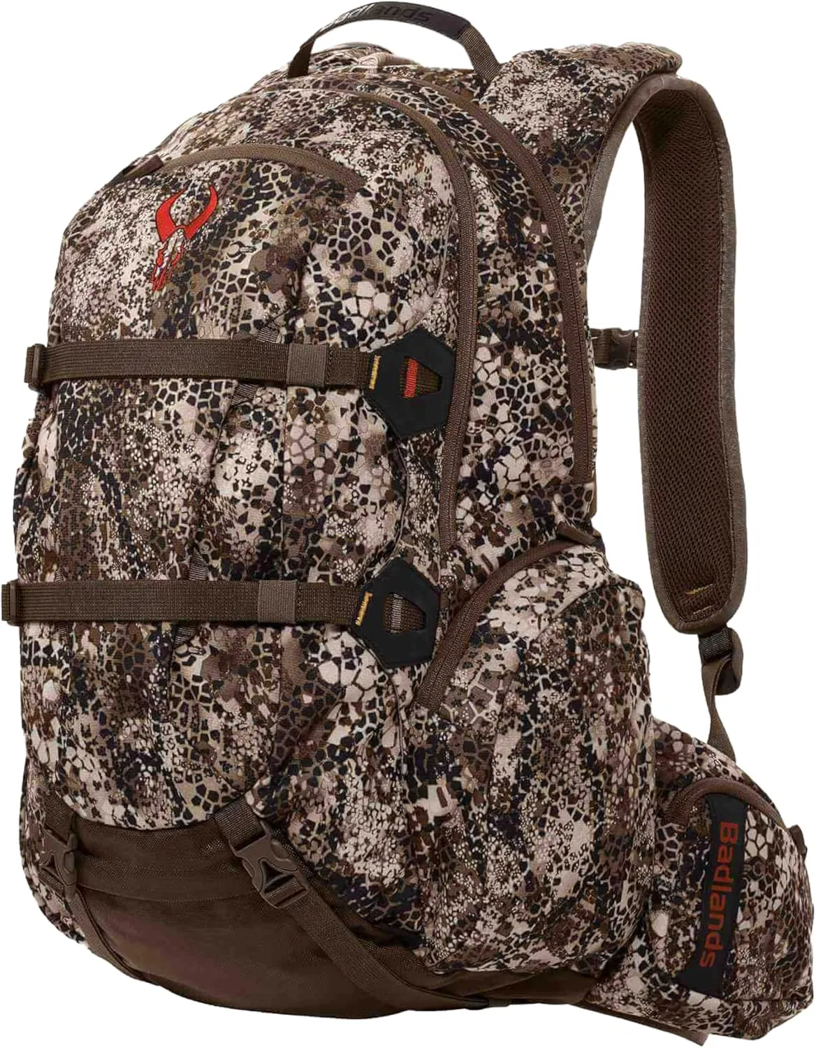 Badlands Superday Hunting Pack - Rifle and Bow Boot, Hip-Belt Holster, Molded Foam Suspension, Hydration-Compatible